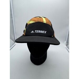 Adidas Terrex Logo 5P GRPH‎ Polyester Cap Unisex One Size - Black / Brown